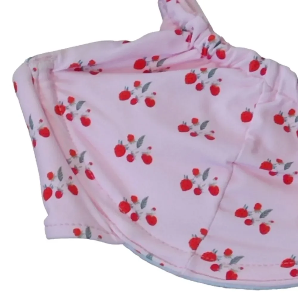 NWT Frankie’s Bikini Baby Berry Birdie Bikini Top